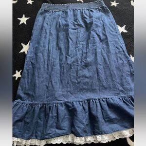 Denim Blue Women's Skirt
